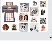 Sticker samples by King Creations